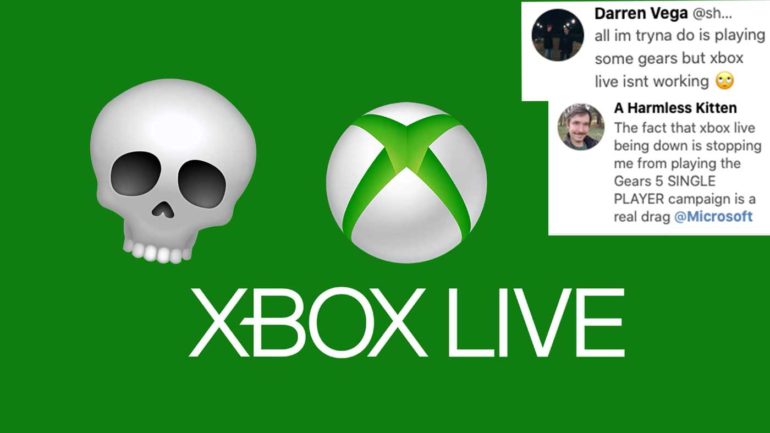 Xbox Live Is Down Making Game Pass And Gears 5 Unplayable