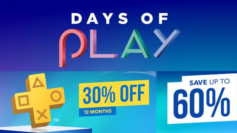 days of play psn sale