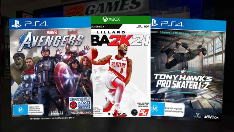 Eb Games Has Trade Deals For Marvel S Avengers Tony Hawk S Pro Skater 1 2 And Nba 2k21