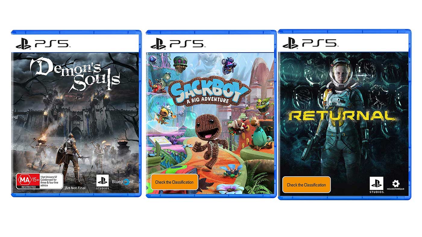 A Bunch Of New PS5 Game Box Arts And New Demon Souls