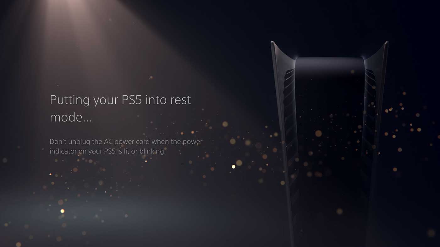 PS5 Rest Mode