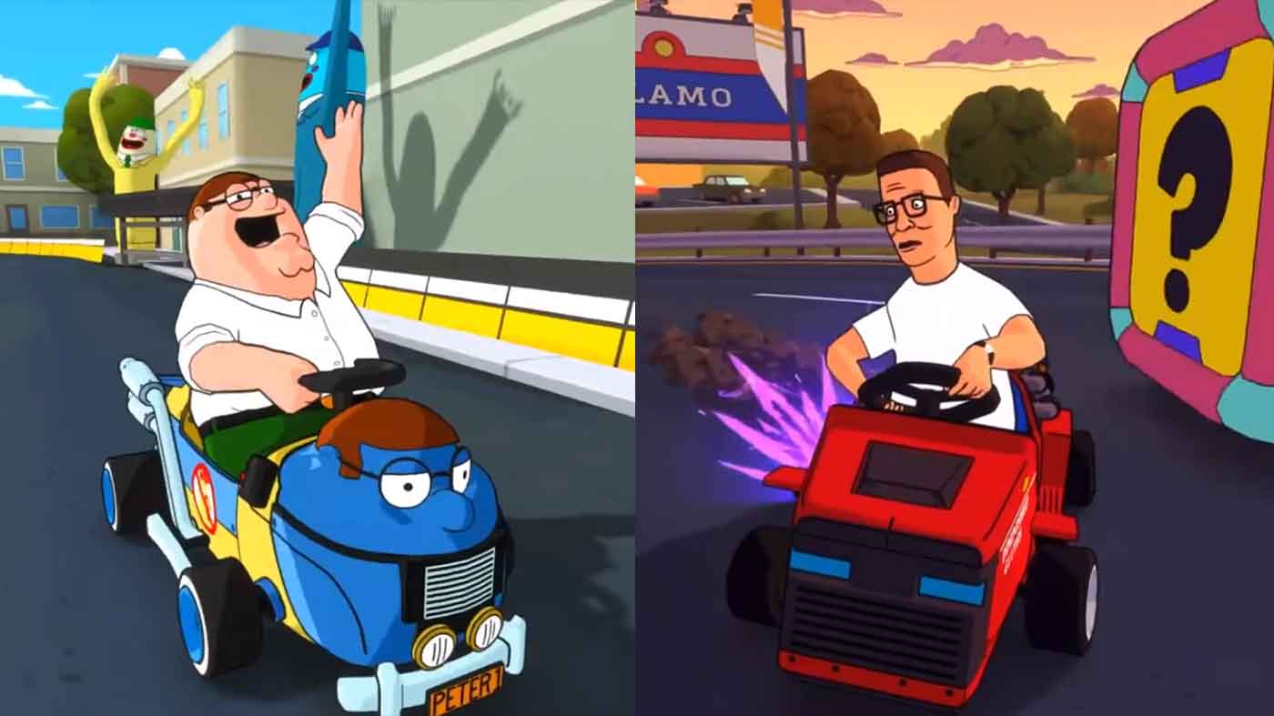 Warped Kart Racers Features Characters From Family Guy American Dad And King Of The Hill – Press Start Australia